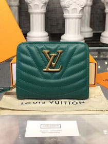 Louis Vuitton new wave zipped compact wallet m63789 green
