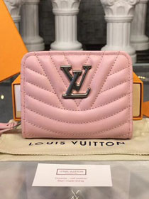 Louis Vuitton new wave zipped compact wallet m63789 pink