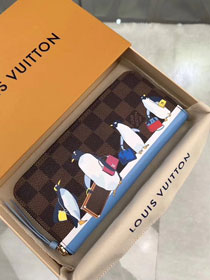 Louis vuitton damier ebene clemence wallet N64425