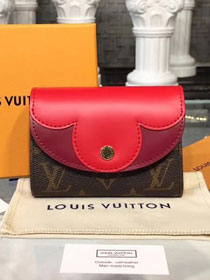 Louis vuitton monogram Victorine wallet M41938 red