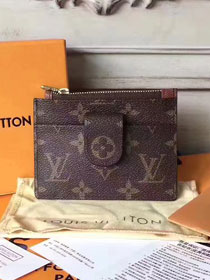 Louis vuitton monogram canvas porte card holder M66351 coffee