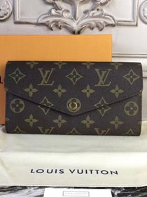 Louis vuitton monogram canvas sarah wallet M62202 pink