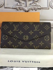 Louis vuitton monogram canvas sarah wallet M62202 red