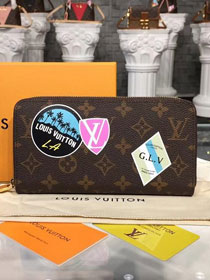 Louis vuitton monogram canvas zippy wallet M63392 burgundy