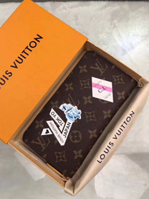 Louis vuitton monogram canvas zippy wallet world tour M69917