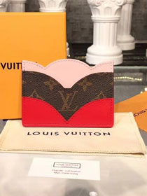 Louis vuitton monogram card holder M61733 red