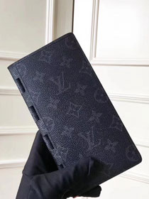 Louis vuitton monogram eclipse brazza wallet M66544