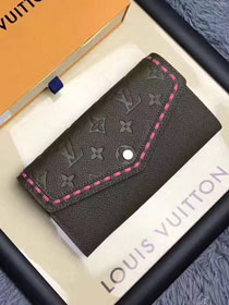 Louis vuitton monogram empreinte josephine wallet M64814 olive