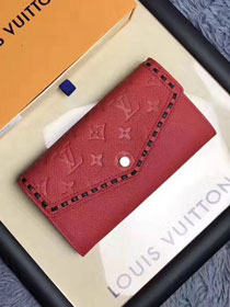 Louis vuitton monogram empreinte josephine wallet M64816 red