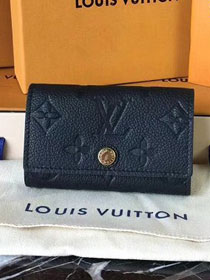 Louis vuitton monogram empreinte key holder M64421 black