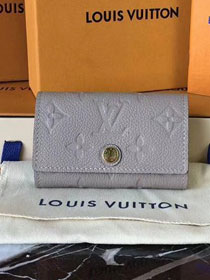 Louis vuitton monogram empreinte key holder M64421 gray