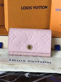 Louis vuitton monogram empreinte key holder M64421 pink