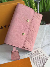 Louis vuitton monogram empreinte pont wallet M61821 pink