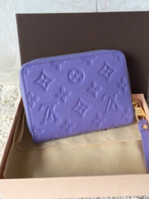 Louis vuitton monogram empreinte zippy coin purse M60574 purple