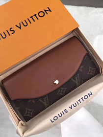Louis vuitton monogram sarah tuileries wallet M64098 marron