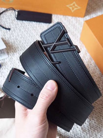 Louis vuitton original calfskin mens pyramide 40mm belt M0032Q black