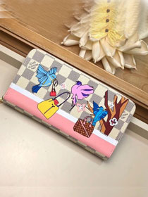 Louis vuitton original damier azur zippy wallet n60139