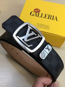 Louis vuitton original damier graphite 40mm belt M9238Q