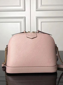Louis vuitton original epi leather alma bb chain bag M50321 pink