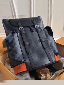 Louis vuitton original epi leather christopher PM M51457 black