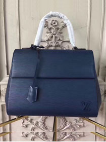 Louis vuitton original epi leather cluny MM M41299 navy blue