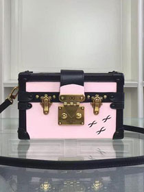Louis vuitton original epi leather petite malle M44216 pink