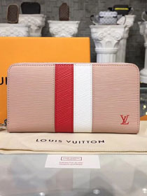 Louis vuitton original epi leather zippy wallet m62983 pink