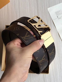 Louis vuitton original monogram 35mm belt M9839U