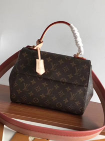 Louis vuitton original monogram canvas cluny bb m42738 pink