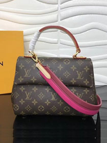 Hot louis vuitton cluny bb m42738 rose red on sale