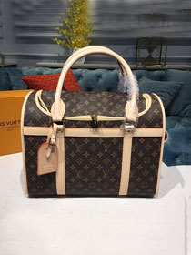 Louis vuitton original monogram canvas dog carrier 40 M42024