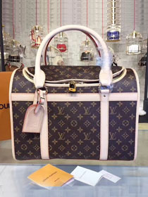 Louis vuitton original monogram canvas dog carrier 50 M42021