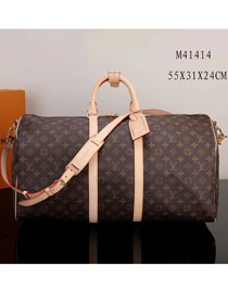 Louis vuitton original monogram canvas keepall 55 bag M41414
