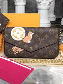 Louis vuitton original monogram canvas pochette felicie M61276