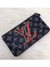 Louis vuitton original monogram eclipse zippy wallet m62931