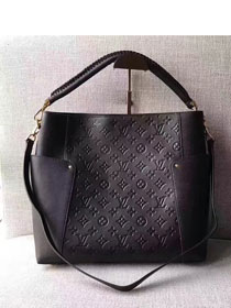 Louis vuitton original monogram empreinte leather M50074 black