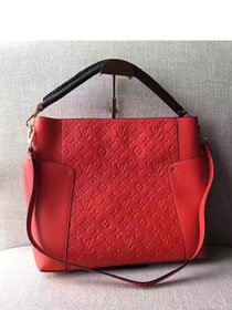 Louis vuitton original monogram empreinte leather M50074 red