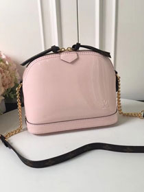 Louis vuitton original patent leather mini alma M52750 pink