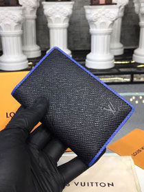 Louis vuitton original taiga leather compact pocket m30550 black