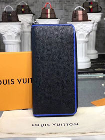 Louis vuitton original taiga leather zippy wallet m30569 black