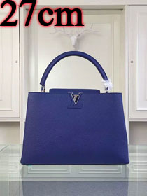 Louis vuitton original taurillon leather capucines BB M90941 royal blue