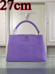 Louis vuitton original taurillon leather capucines BB M94726 purple