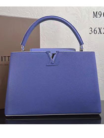 Louis vuitton original taurillon leather capucines MM M41813 Denim