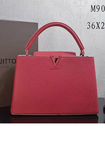 Louis vuitton original taurillon leather capucines MM M41813 bordeaux