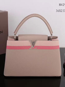 Louis vuitton original taurillon leather capucines MM M42924 apricot