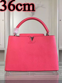 Louis vuitton original taurillon leather capucines MM M94702 watermelon