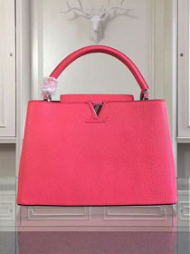 Louis vuitton original taurillon leather capucines pm M42245 watermelon