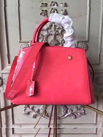 Louis vuitton original vernis leather montaigne BB M50170 coral