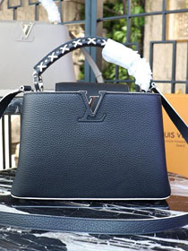 Louis vuitton orignal calfskin capucines pm M52389 black