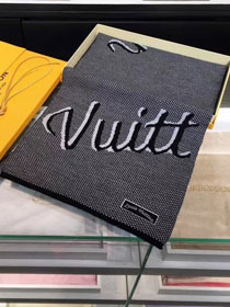 Louis vuitton top quality mens scarf M0001 black